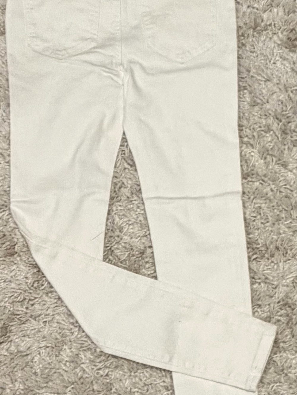Mud Pie White Stretch Cotton Jeans